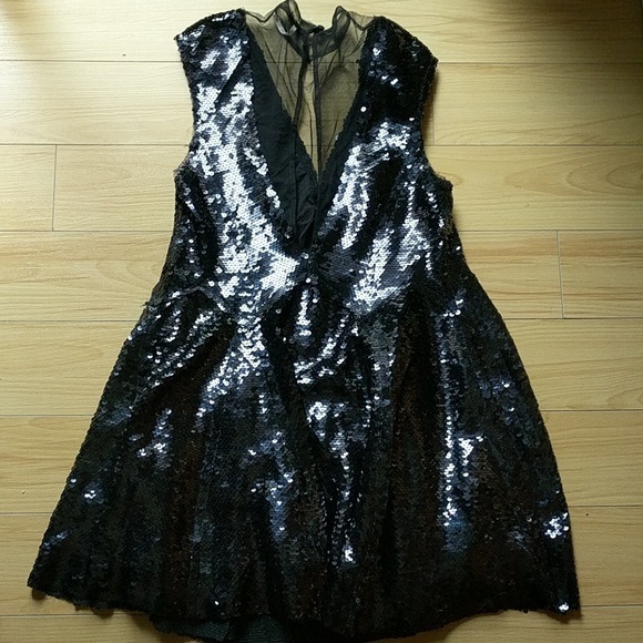 Free people dance til dawn ombre sequenced dress - Picture 6 of 8